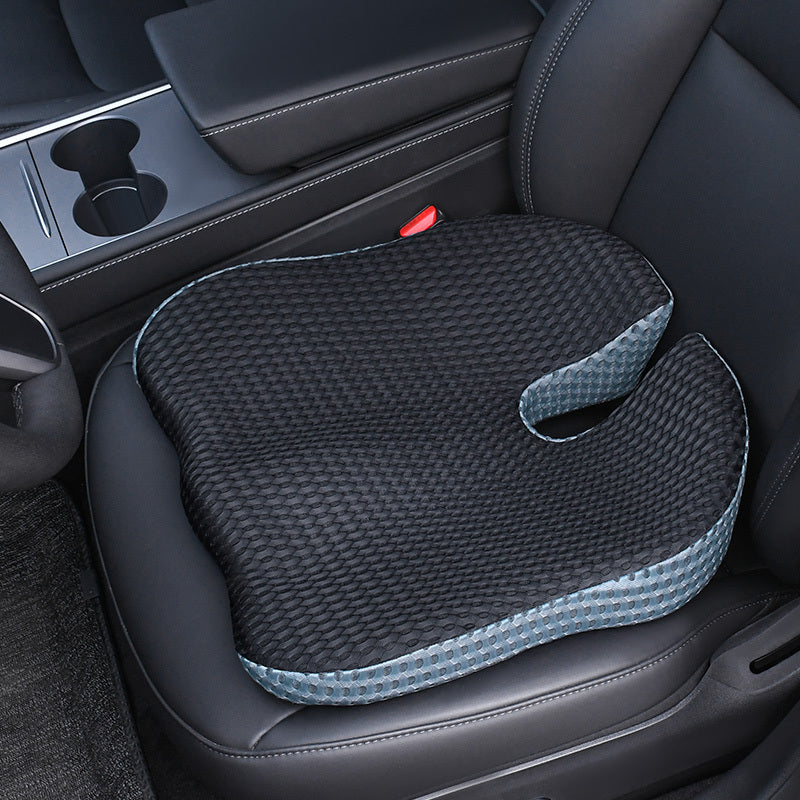 Autositzkissen aus Memory-Schaum | mit Steißbein-Aussparung | Rutschfest | CoreCushion