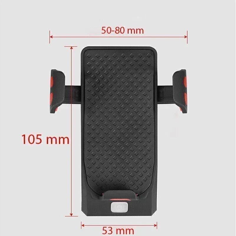 Cykellygte med mobilholder | LED-forlygte | Powerbank og horn | RideBeam