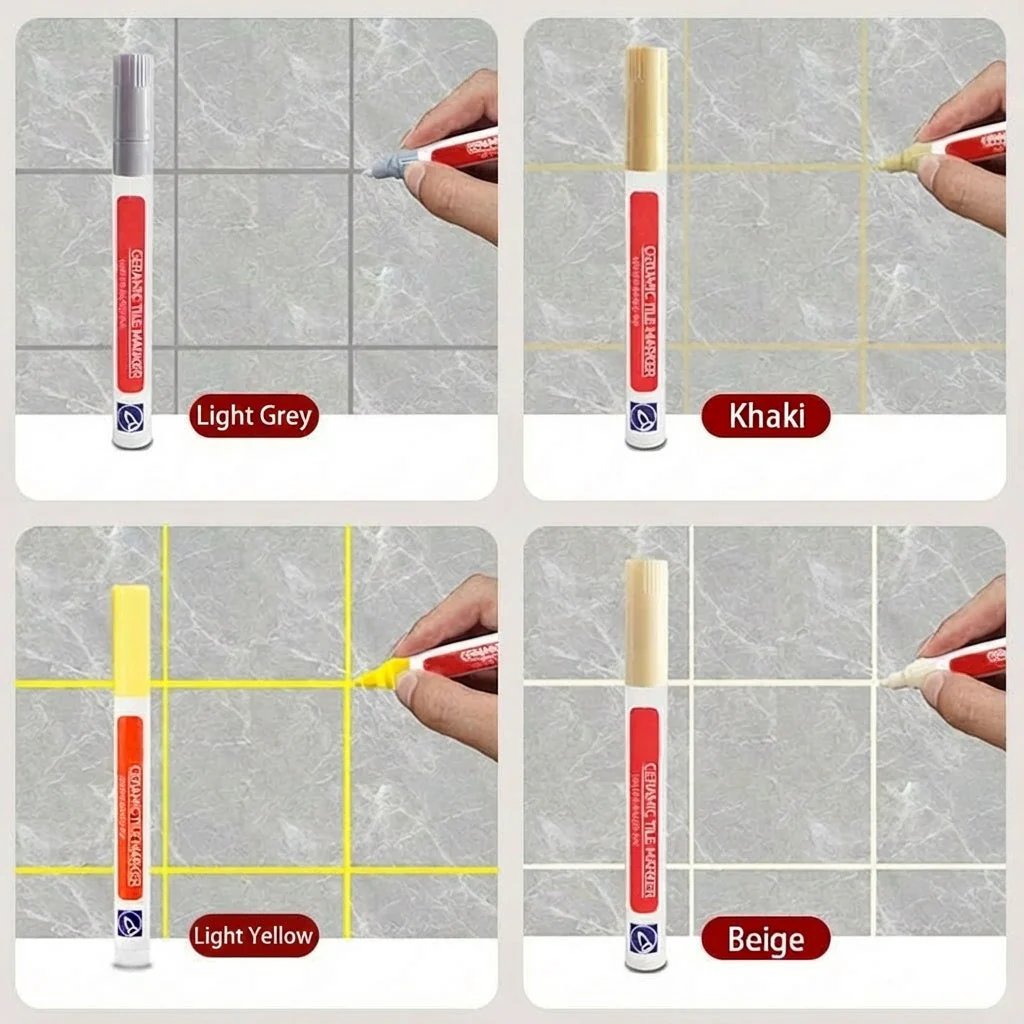 Proti plísni a voděodolný spárovací fix | Zakryje skvrny a zabarvení | Rychle schne | SealPen