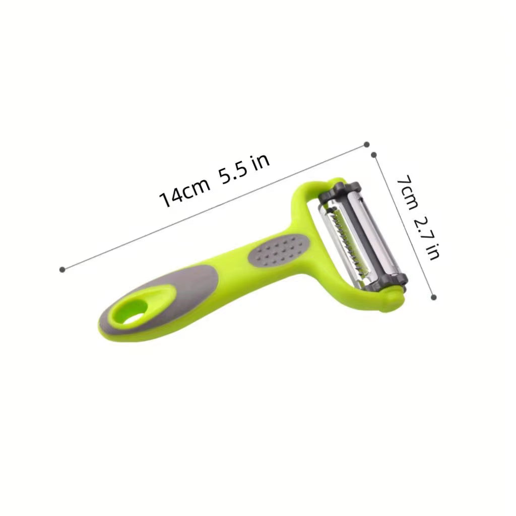 Küchenschäler 3-in-1 robust ergonomisch vielseitig mit Reibfunktion 5