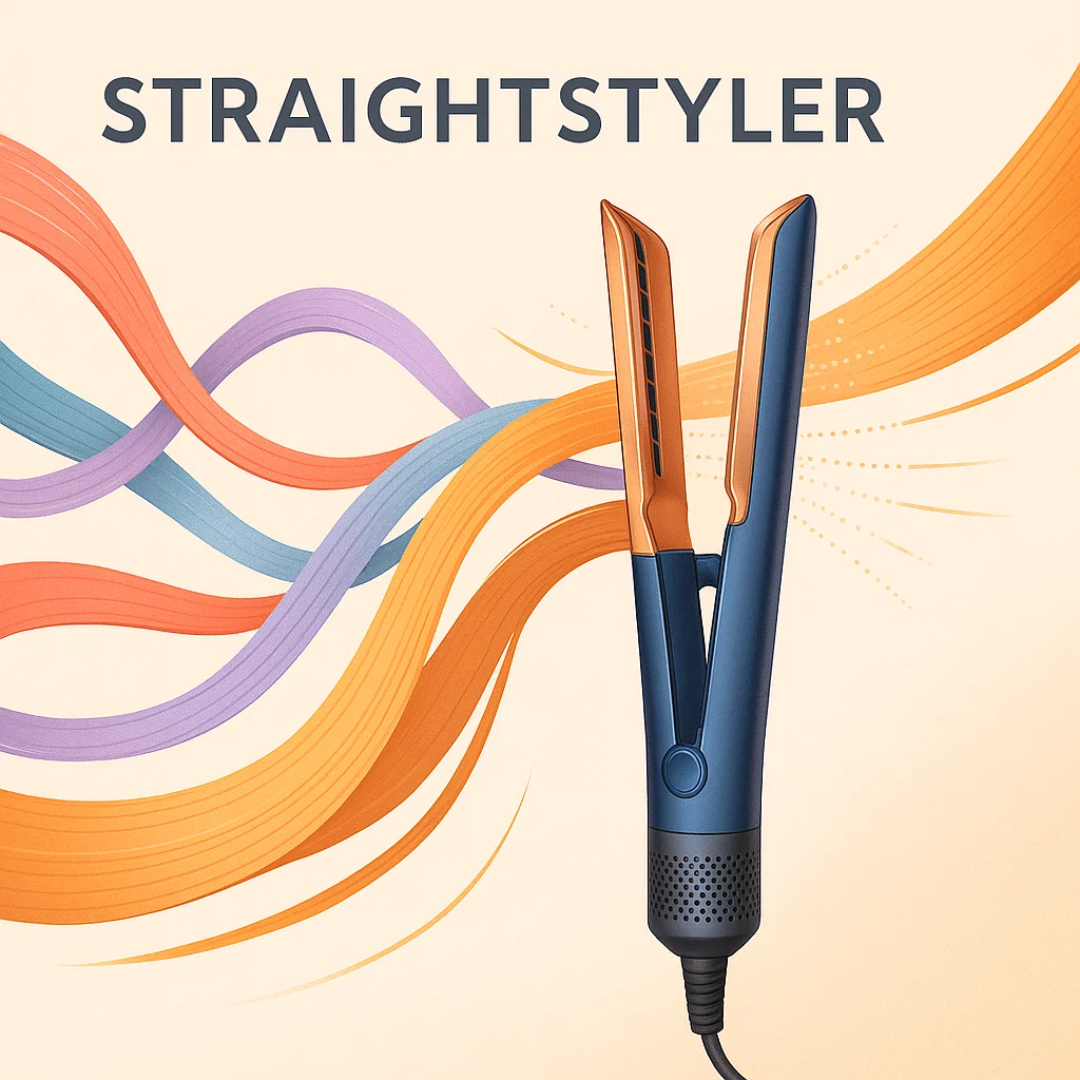 2 in 1 Haarstyler Föhn & Glätteisen | 1400-1600 W, 3 Temperaturstufen | Kaltluftfunktion für glattes, gepflegtes Haar 17