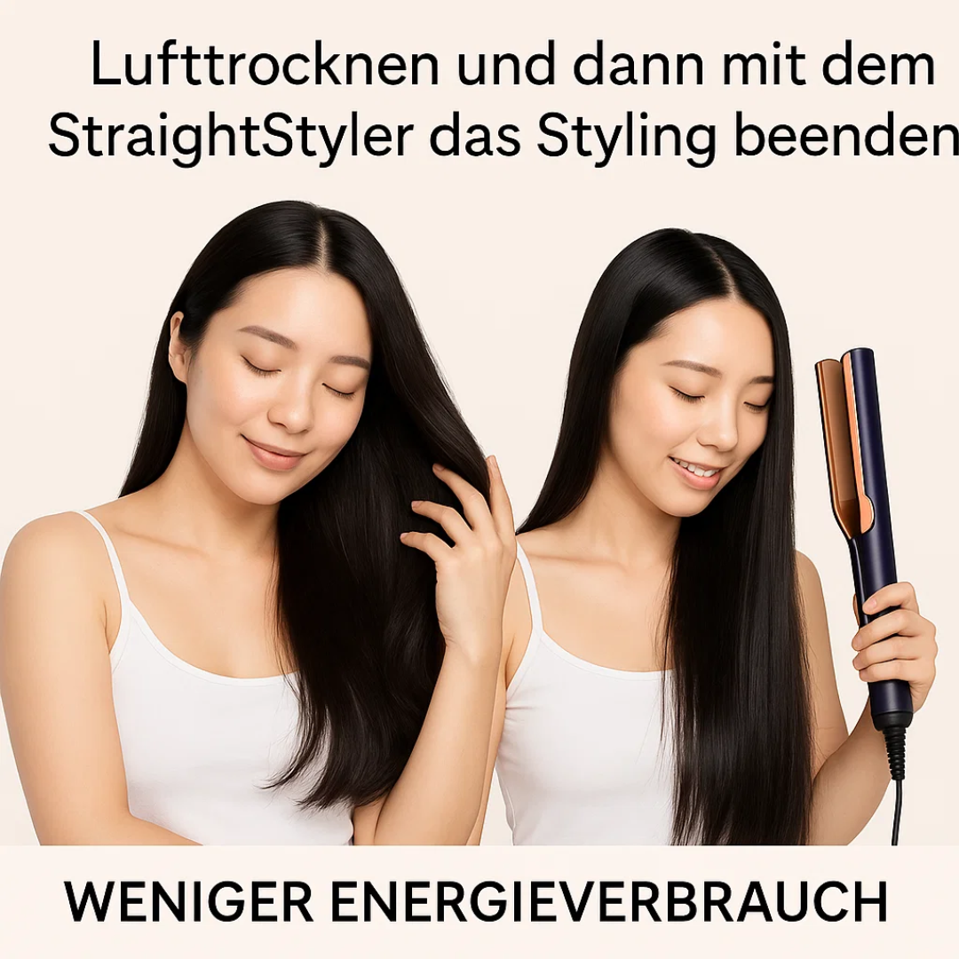 2 in 1 Haarstyler Föhn & Glätteisen | 1400-1600 W, 3 Temperaturstufen | Kaltluftfunktion für glattes, gepflegtes Haar 20