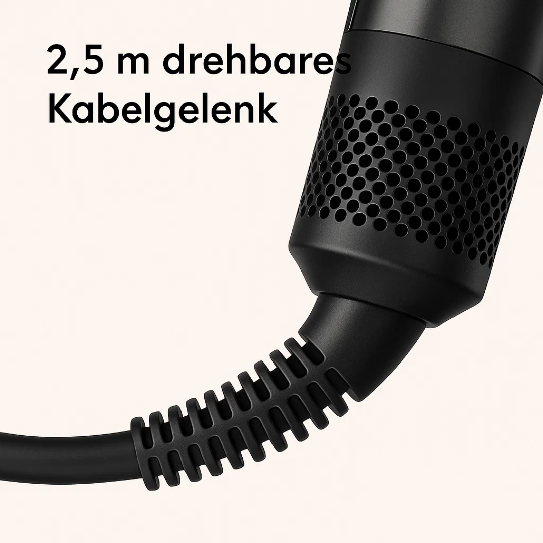 2 in 1 Haarstyler Föhn & Glätteisen | 1400-1600 W, 3 Temperaturstufen | Kaltluftfunktion für glattes, gepflegtes Haar 21