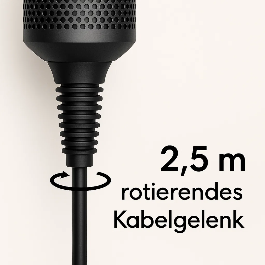 2 in 1 Haarstyler Föhn & Glätteisen | 1400-1600 W, 3 Temperaturstufen | Kaltluftfunktion für glattes, gepflegtes Haar 22
