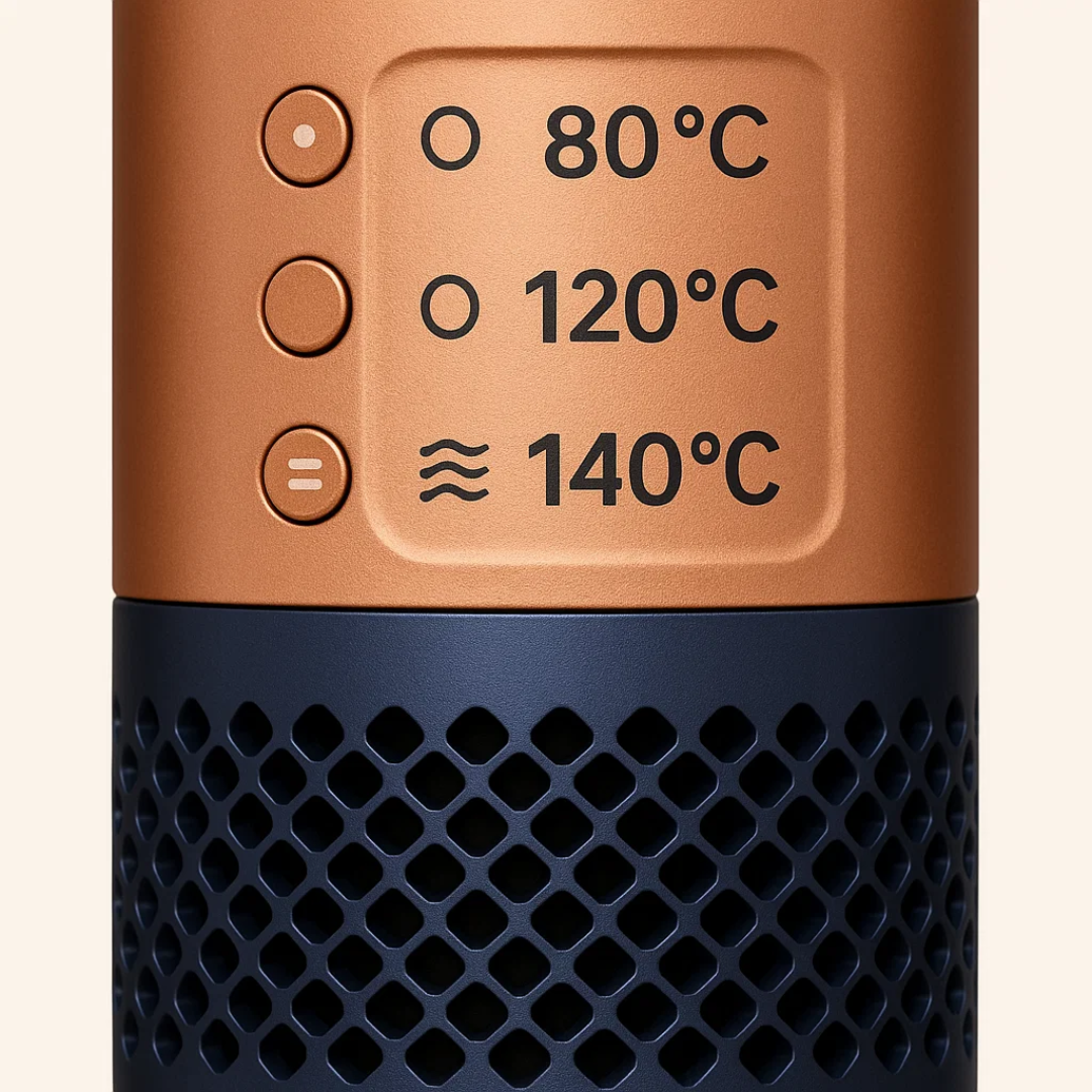 2 in 1 Haarstyler Föhn & Glätteisen | 1400-1600 W, 3 Temperaturstufen | Kaltluftfunktion für glattes, gepflegtes Haar 25