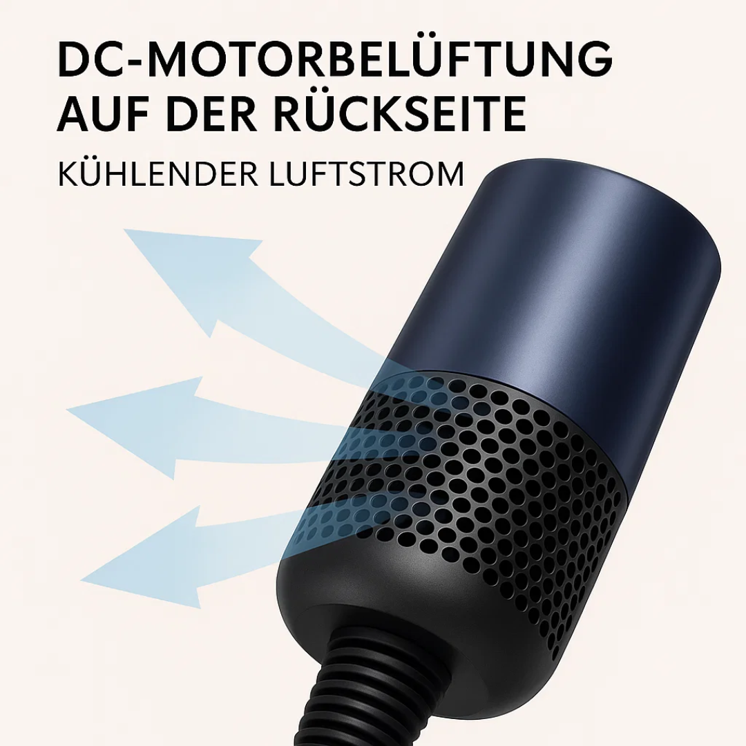 2 in 1 Haarstyler Föhn & Glätteisen | 1400-1600 W, 3 Temperaturstufen | Kaltluftfunktion für glattes, gepflegtes Haar 26