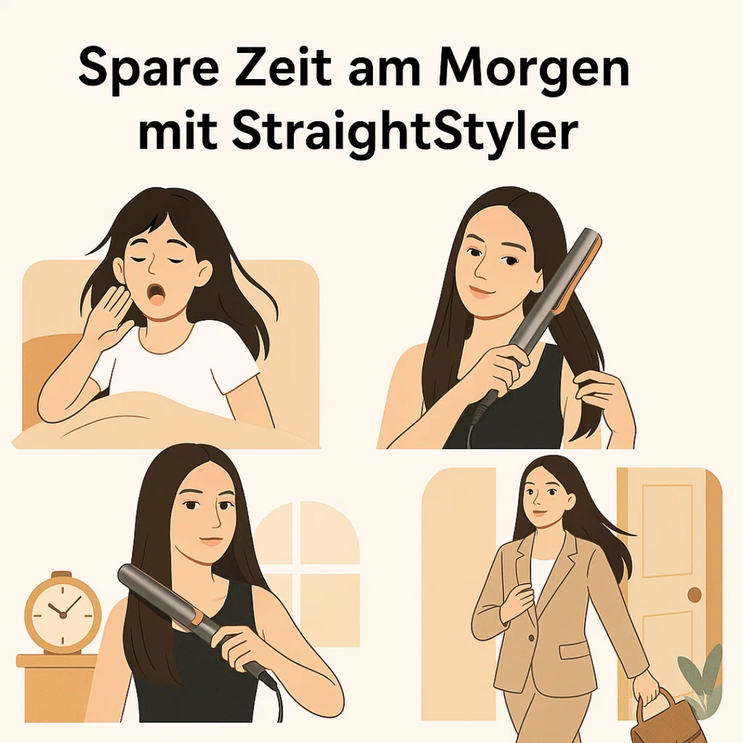 2 in 1 Haarstyler Föhn & Glätteisen | 1400-1600 W, 3 Temperaturstufen | Kaltluftfunktion für glattes, gepflegtes Haar 27