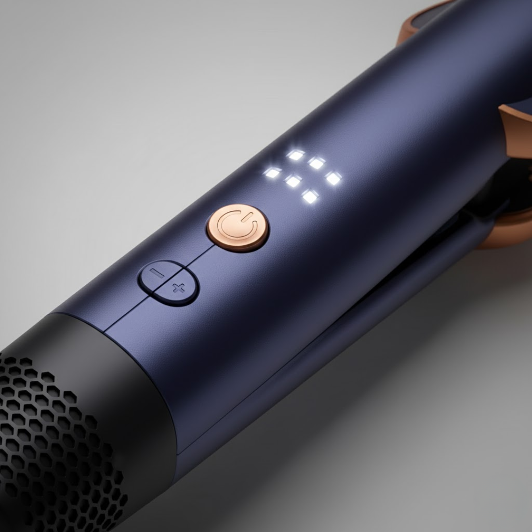 2 in 1 Haarstyler Föhn & Glätteisen | 1400-1600 W, 3 Temperaturstufen | Kaltluftfunktion für glattes, gepflegtes Haar 6