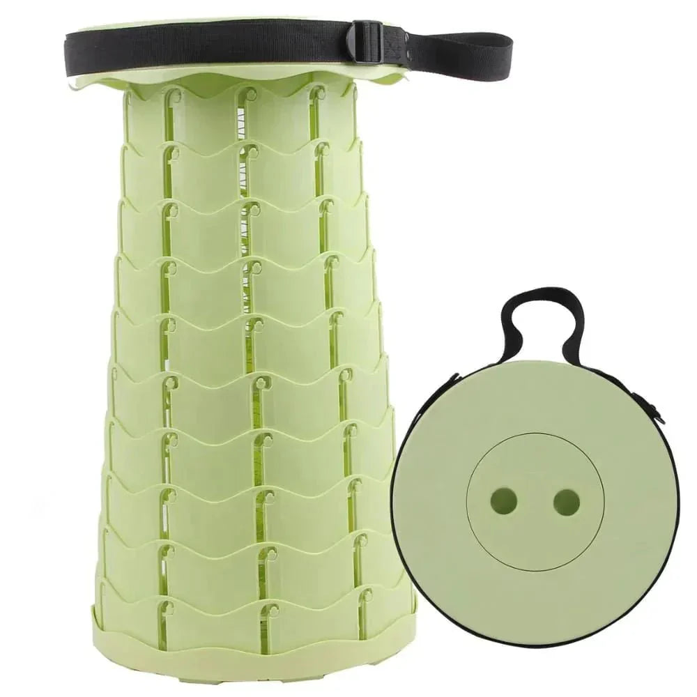 Faltbarer Campinghocker | Höhenverstellbar mit robustem Verriegelungssystem | Bis 150 kg belastbar, ideal für Camping und Garten 9