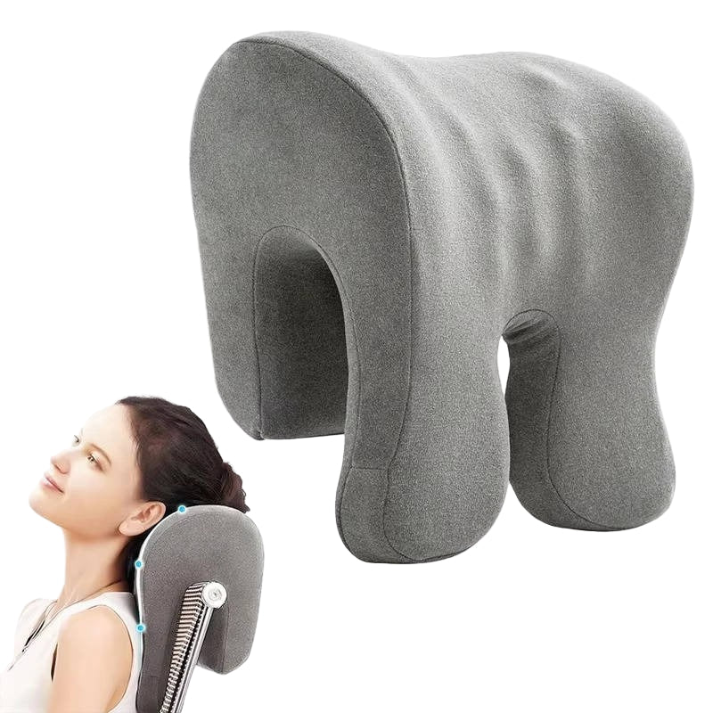 Oreiller de soutien pour la nuque | Forme ergonomique | Soutient la tête et la nuque en position adossée | RestCurve