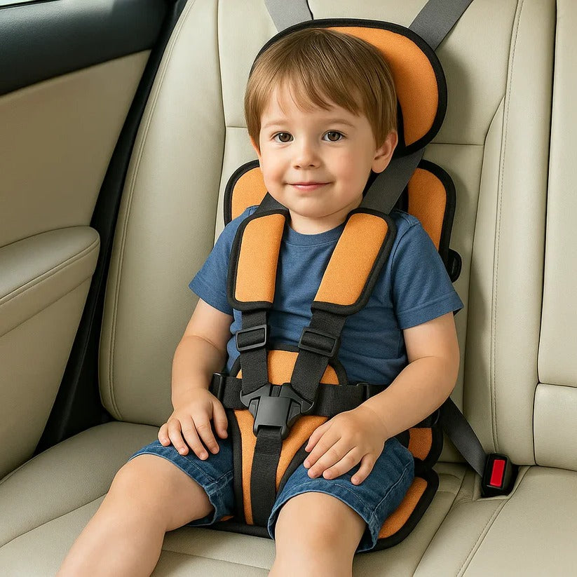 Faltbarer Kinderautositz | 5-Punkt-Sicherheitsgurt, Montage unter 1 Minute | Leicht und kompakt für Auto, Taxi und Reisen 7