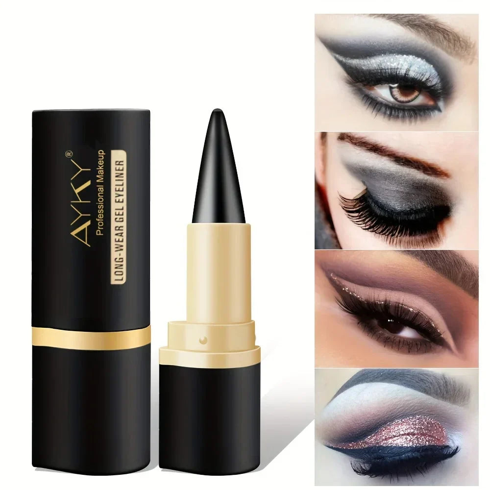 Eyeliner Wasserfest & Wischfest | Weiß, Dunkelgrau, Braun, Schwarz | Langanhaltend, Cremige Formel, Präzise Anwendung 1