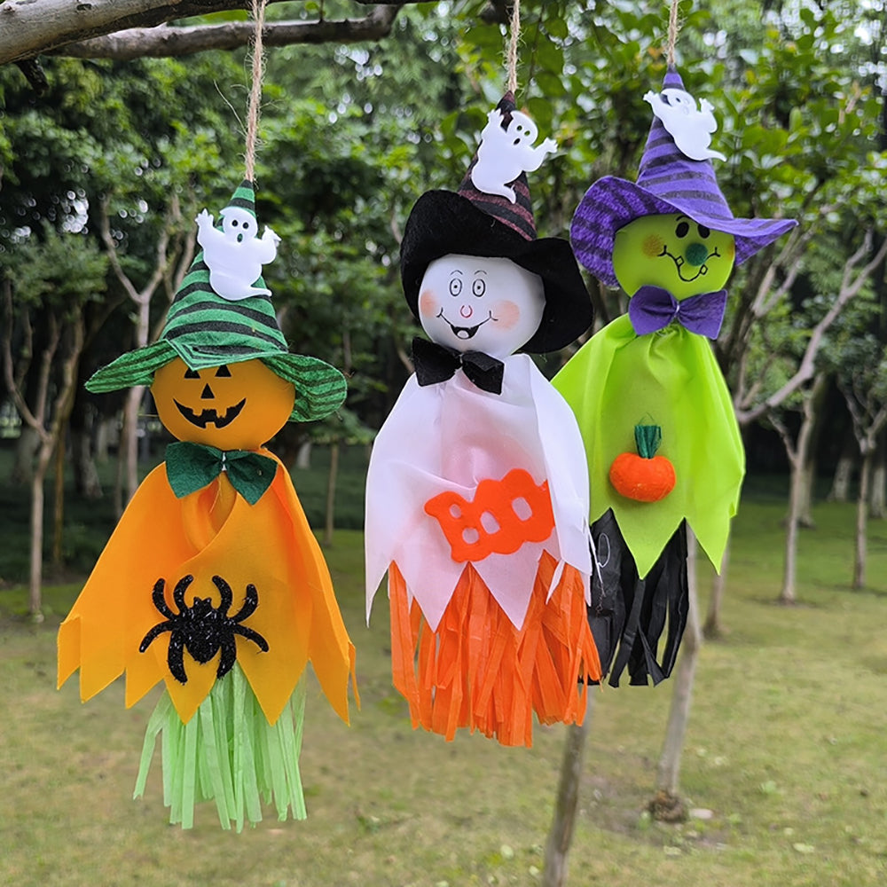 Halloween Geisterpuppe Anhänger | Deko für Haunted House, Kindergarten & Wohnzimmer | Leicht, hängbar an Wand, Decke oder Tür 1