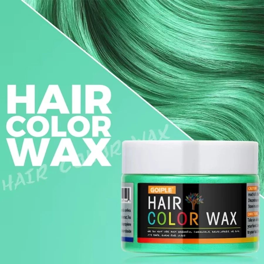 Farbwachs Temporär für Haare, Augenbrauen & Bart | Sofort auswaschbar mit Wasser | Ideal für Halloween, Kostüme und Partys