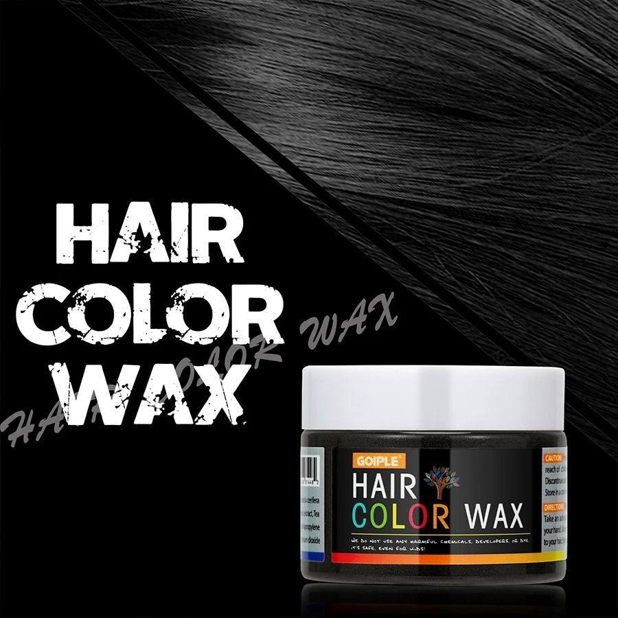 Farbwachs Temporär für Haare, Augenbrauen & Bart | Sofort auswaschbar mit Wasser | Ideal für Halloween, Kostüme und Partys