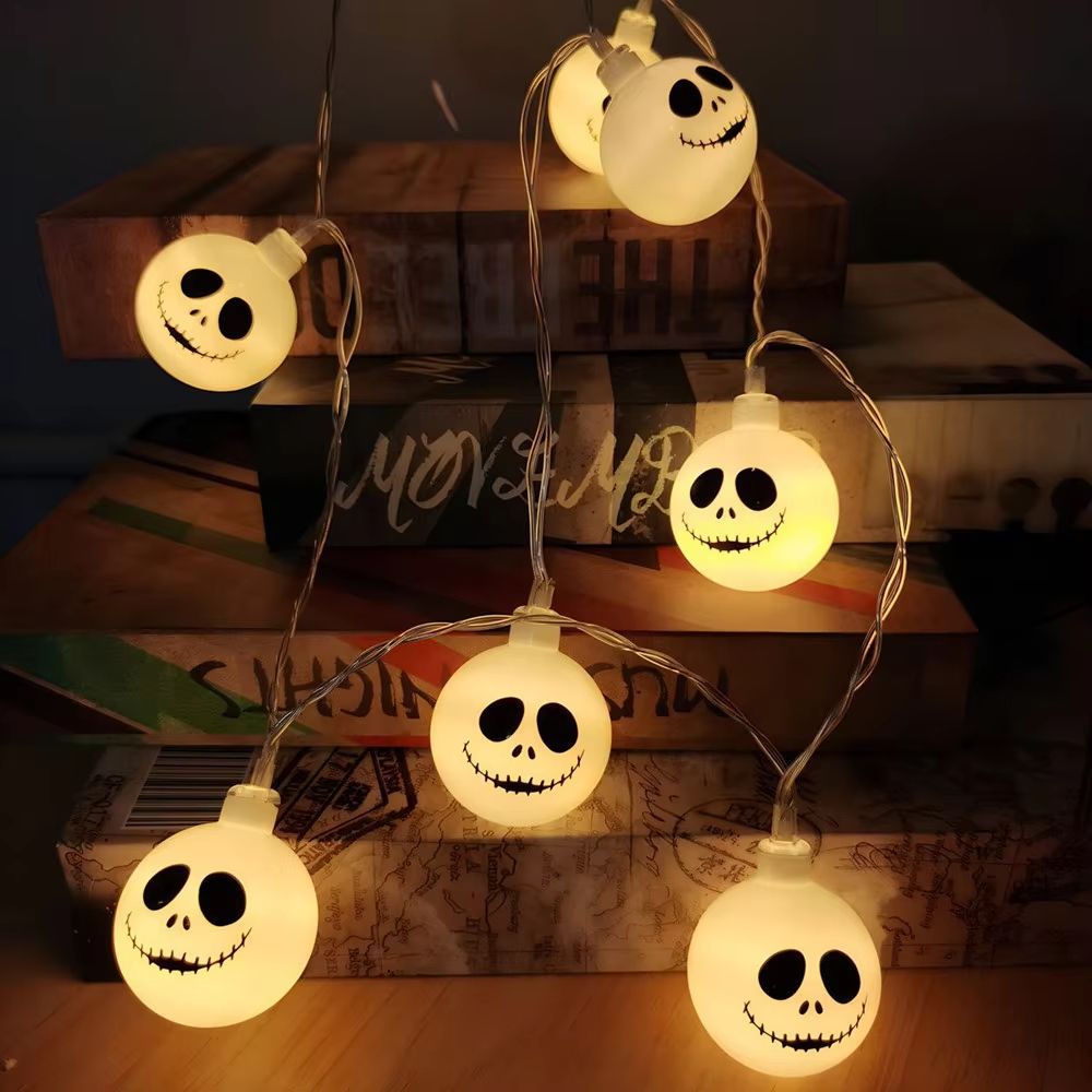 Halloween Lichterkette mit Gruselfiguren | Batterie- oder USB-Betrieb, bis 40 LEDs | Für innen und außen geeignet 4