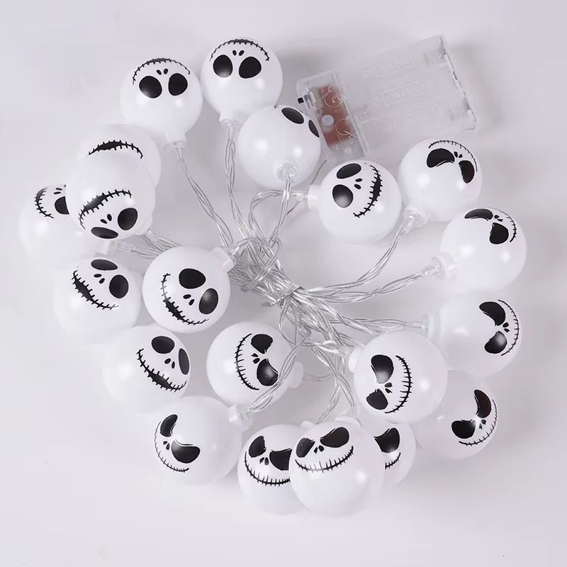 Halloween Lichterkette mit Gruselfiguren | Batterie- oder USB-Betrieb, bis 40 LEDs | Für innen und außen geeignet 6