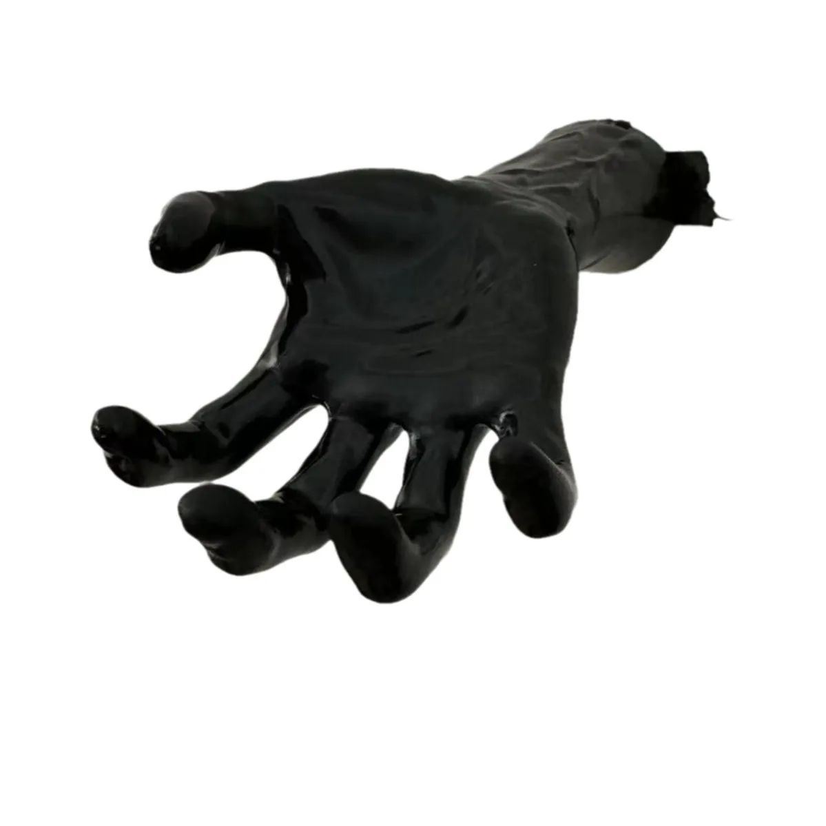 Wandkerzenhalter Geisterhand Kunstharz | Lebensgroßes Gothic Horror Design | Schaurige Deko für Halloween und Jahresdeko 9