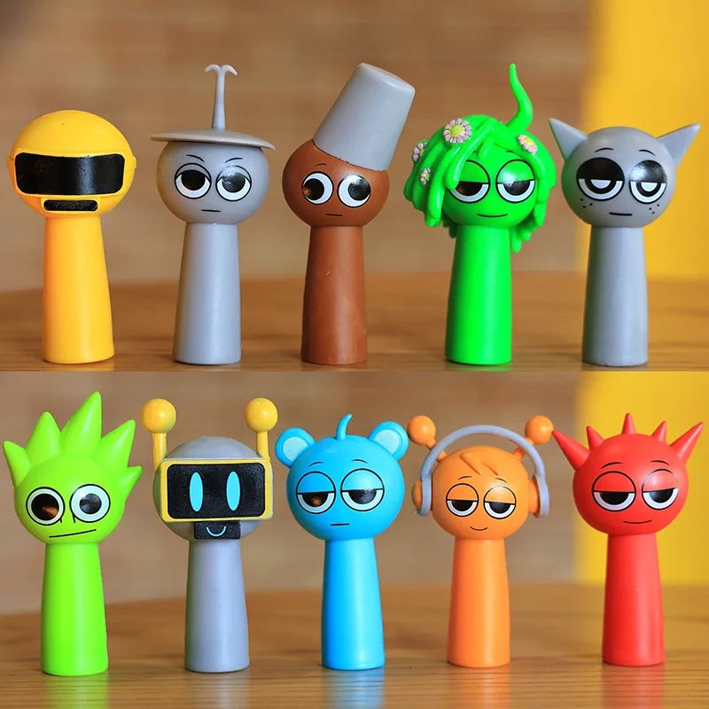 Sammelfiguren-Set PVC | 24 Mini-Cartoon-Figuren für Fans und Sammler | Ideal als Deko, Kuchen-Deko, Party und Geschenk 6