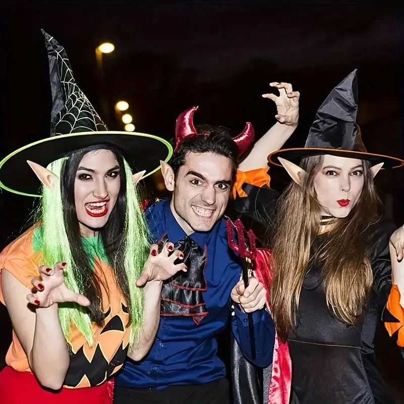 Silikon Elfenohren für Cosplay | Ohne Kleber, Schminkfähig | Weiches Material für Halloween, Fantasy & Anime, LARP 3