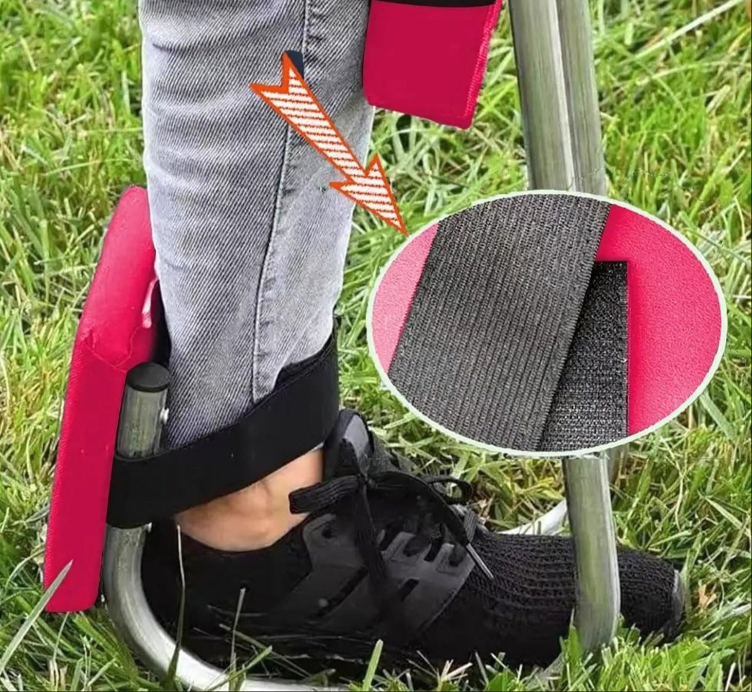 Tragbares Garten-Kniekissen und Hocker | Strap-on Bügel ergonomisch | Leicht | Flexknie