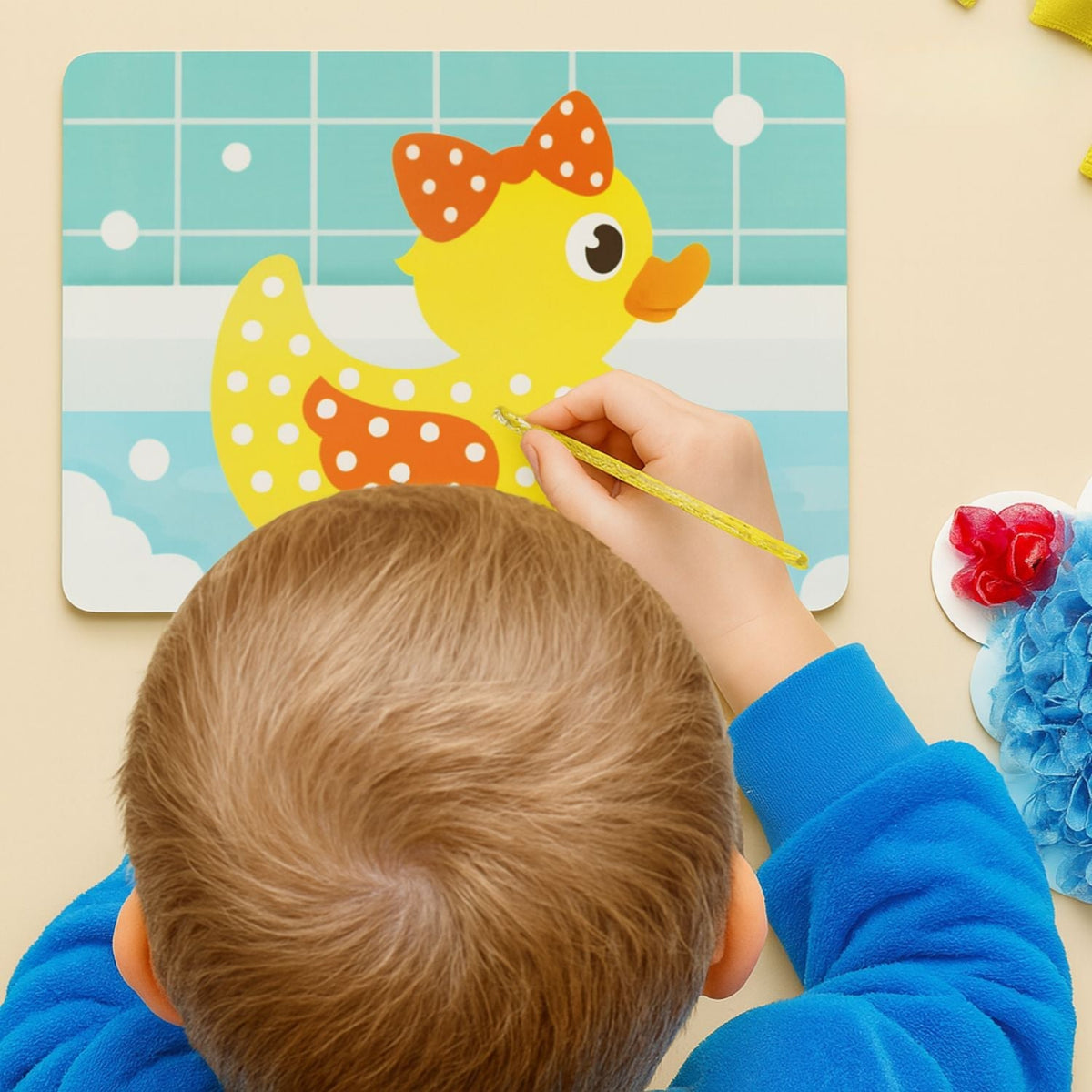 Kit creativo per bambini | Con motivi e accessori | Sviluppa la motricità fine e la fantasia | KreativBox