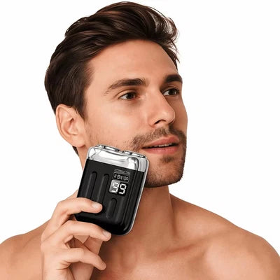 Mini-rasoir électrique | Double tête | Compact | PocketShave