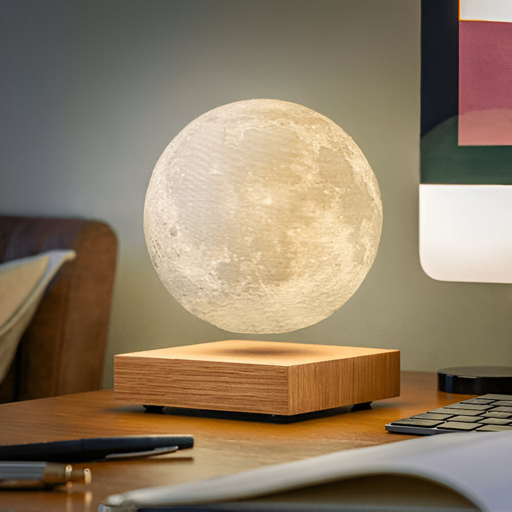 Plovoucí měsíční lampa | Magnetická levitační technologie | Dotykový senzor | Driftmoon