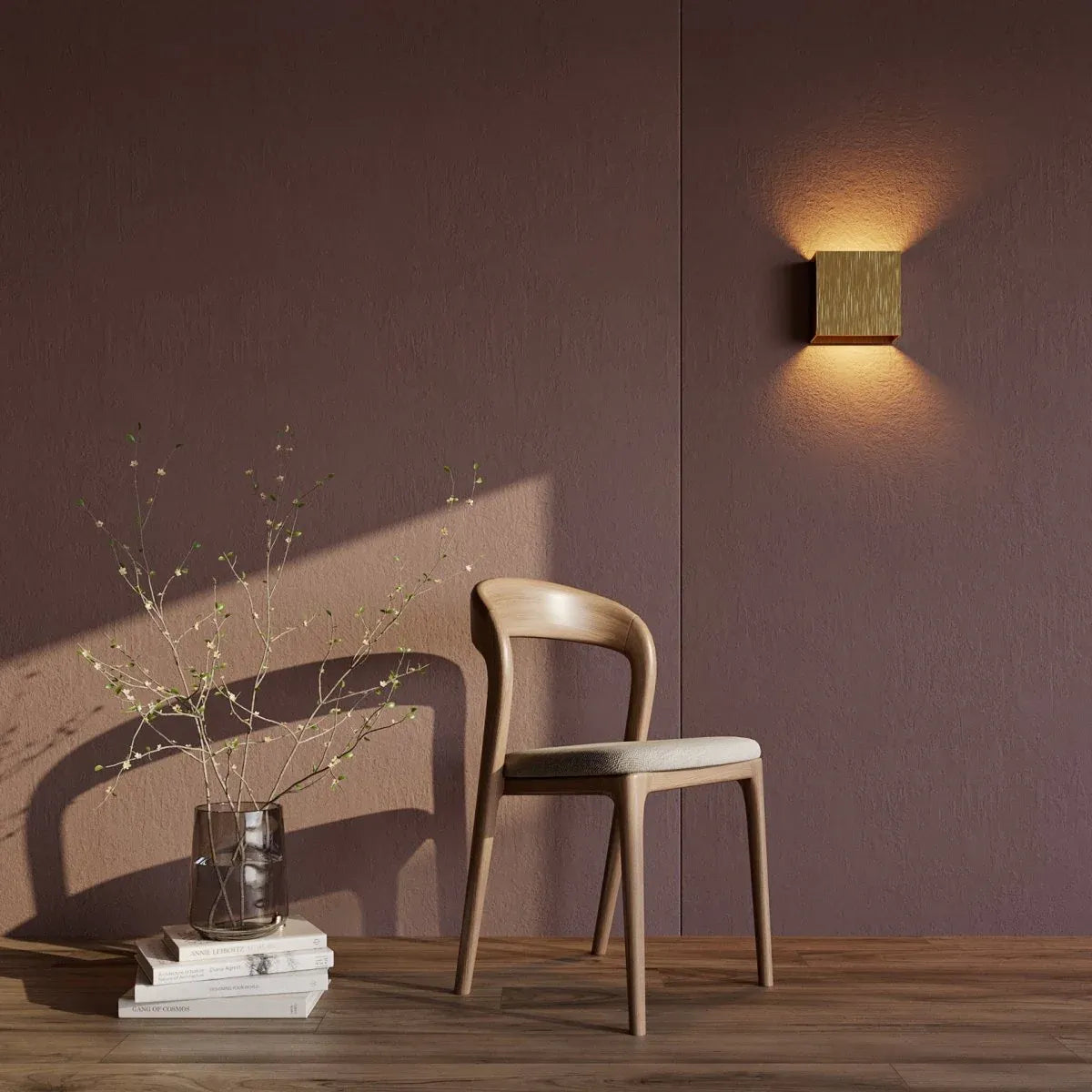 LED nástěnné svítidlo | krychlový design | světlo nahoru a dolů pro efekt na stěně | CubeGlow