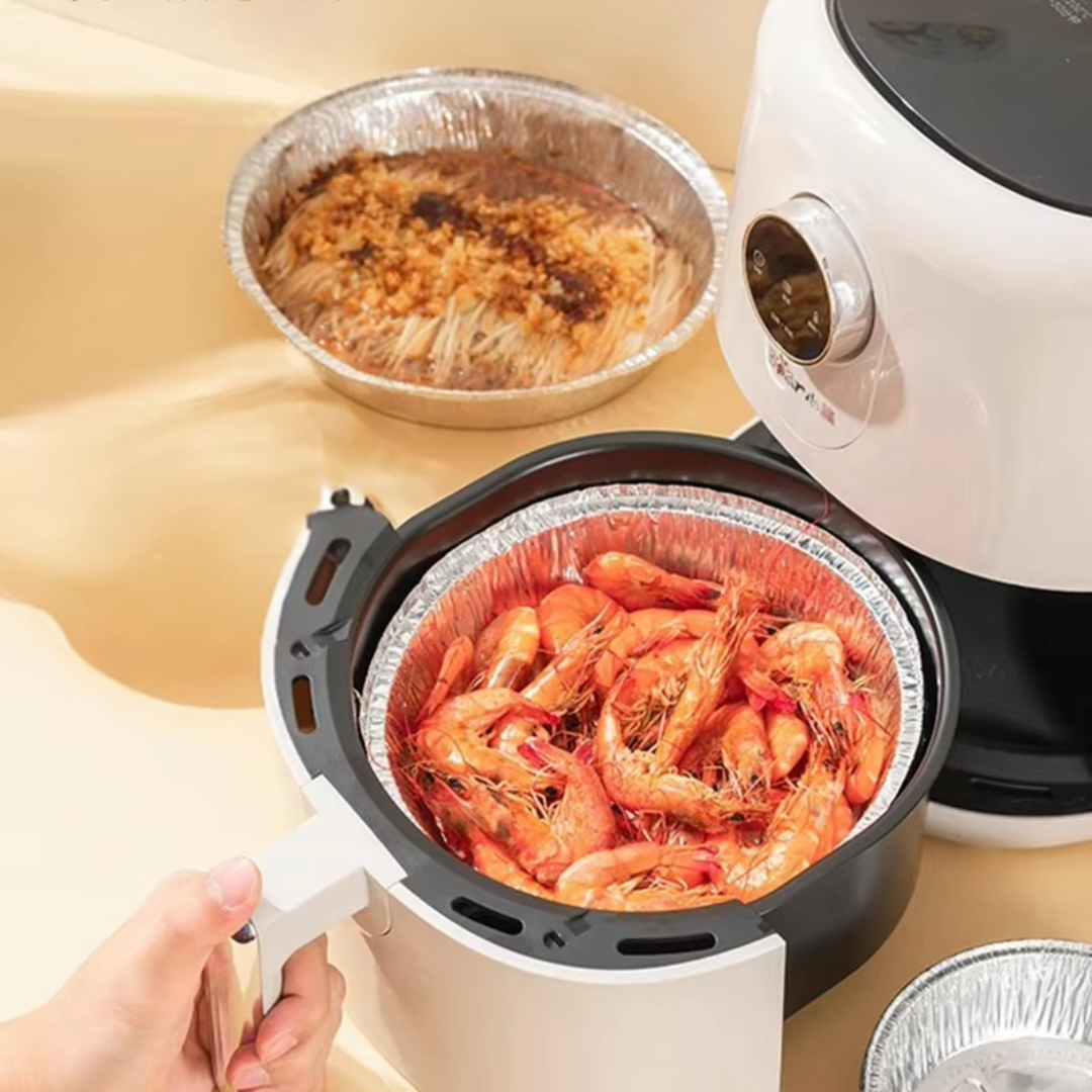Airfryer-folieinnlegg | Fanger opp fett og smuler | Varmebestandig opptil 250 °C | CrispLiner