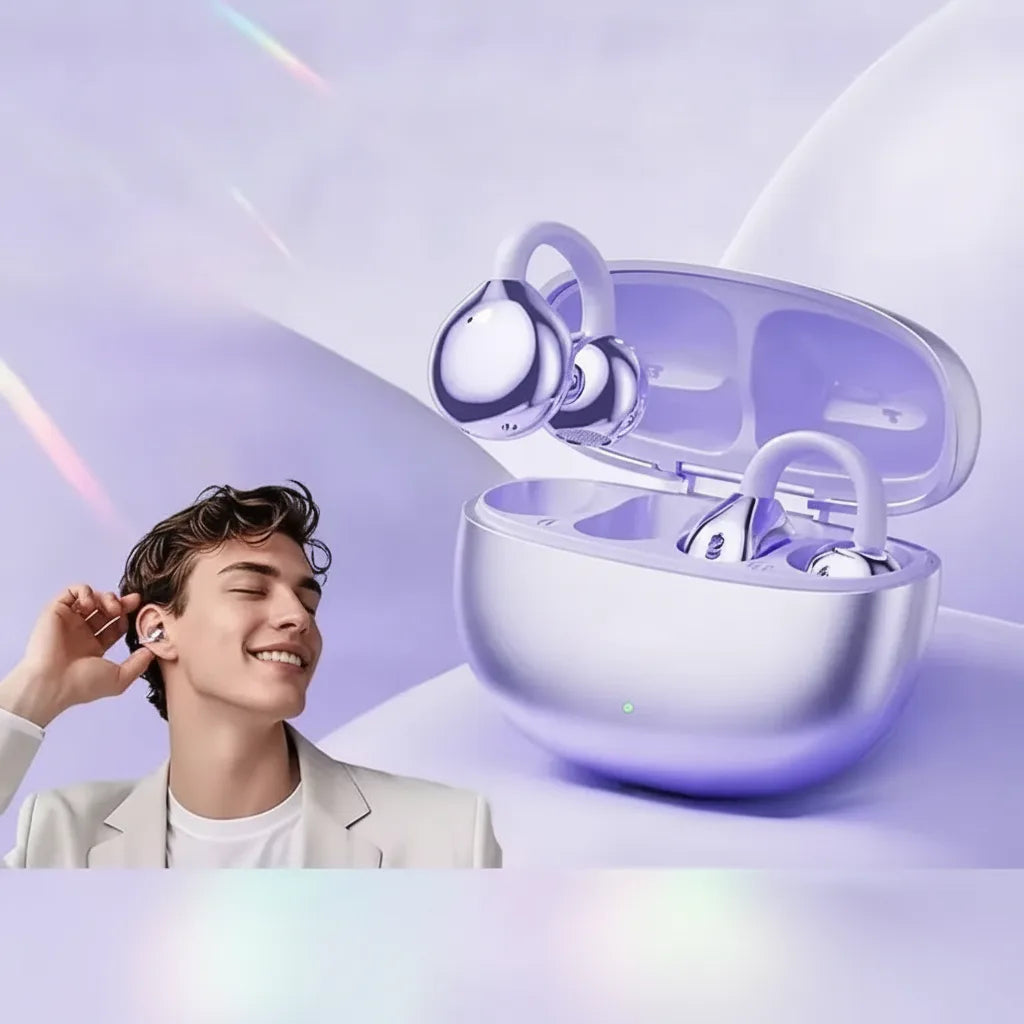 Écouteurs Bluetooth | Design ouvert | Réduction du bruit par IA | OpenBeat