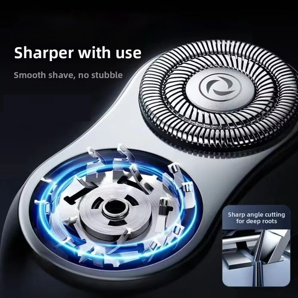 Mini-rasoir électrique | Double tête | Compact | PocketShave