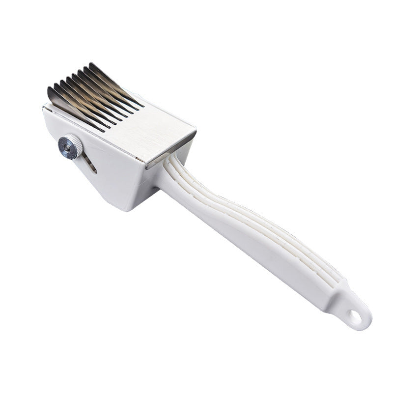 Fleischzartmacher Edelstahl-Klingen | Einstellbare Schnitttiefe bis 0,9 cm | Für zartes, saftiges Fleisch mit weniger Garzeit 9