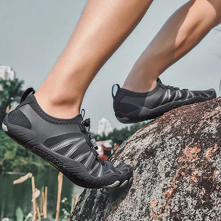 Chaussures aquatiques | Respirantes avec semelle en caoutchouc antidérapante | Légères et à séchage rapide | AquaStride