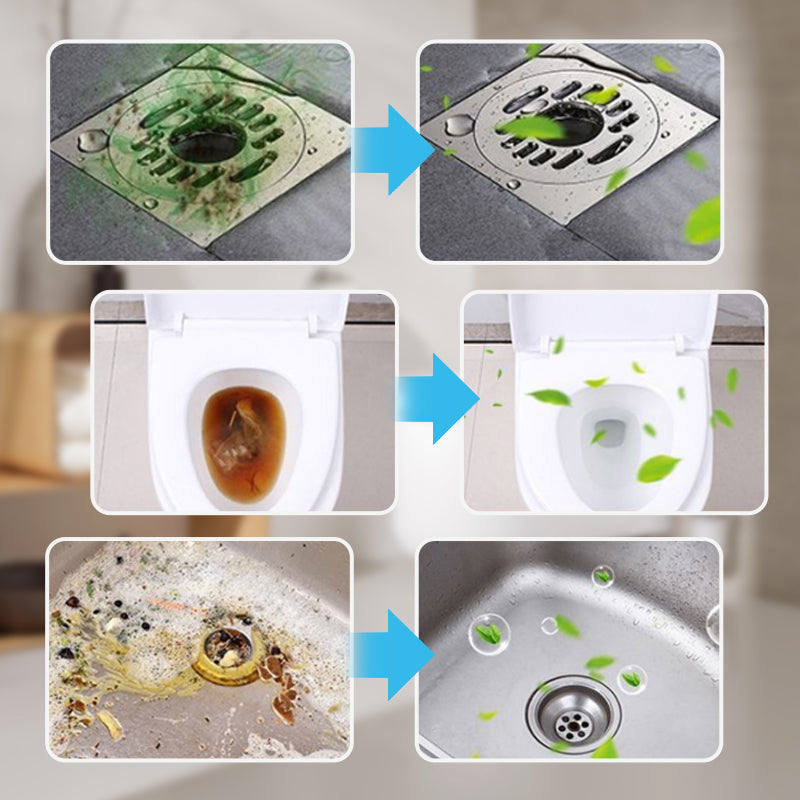Šumivé tablety na čištění potrubí | Rozpouštějí tuk | Neutralizují zápach | DrainTab