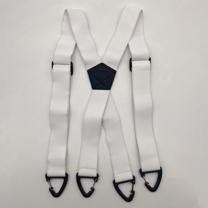 Herre seler med X-formet rygg og krokklips | 3,8 cm brede elastiske bånd | StrapWorks