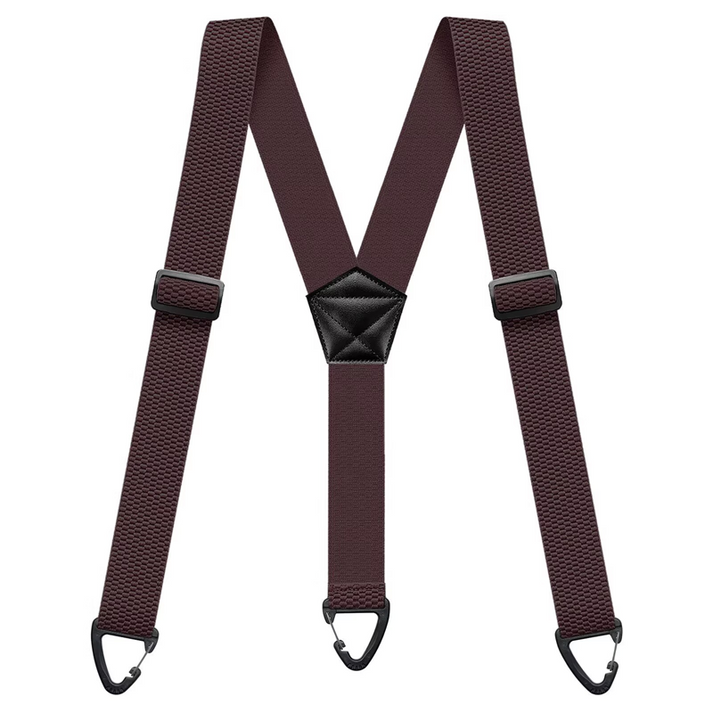 Herre seler med X-formet rygg og krokklips | 3,8 cm brede elastiske bånd | StrapWorks
