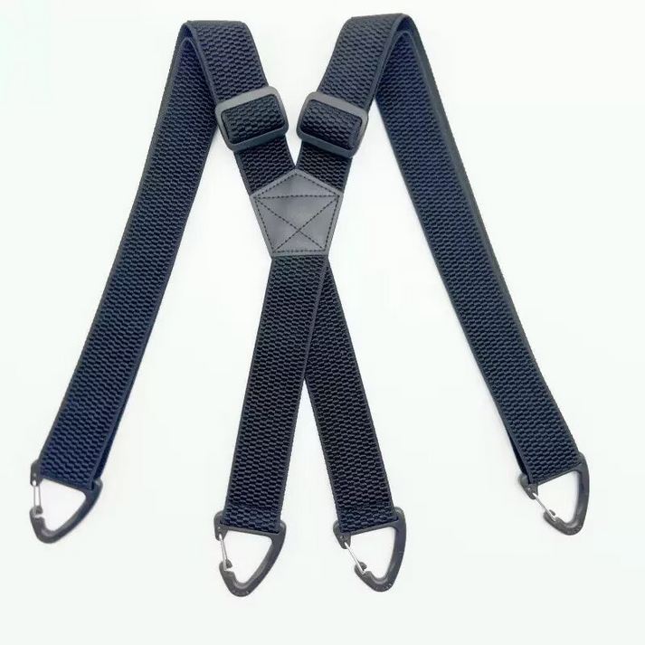 Herre seler med X-formet rygg og krokklips | 3,8 cm brede elastiske bånd | StrapWorks