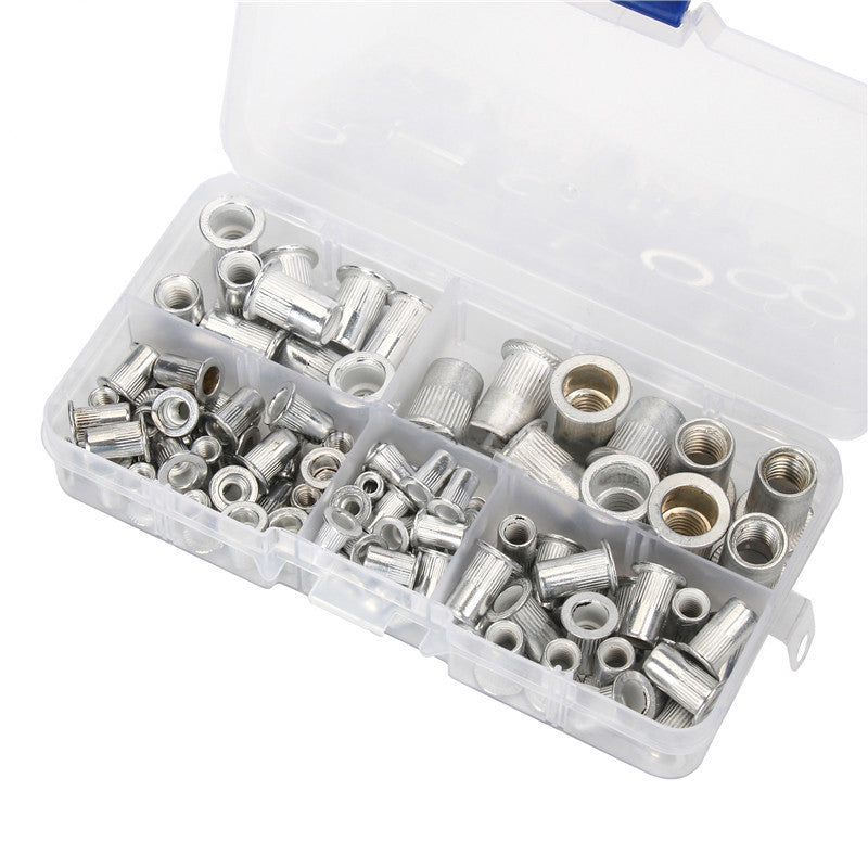 Kit d’écrous à sertir | M3–M10 avec têtes de vis et boîte | Pour métal, bois et plastique | FixThread