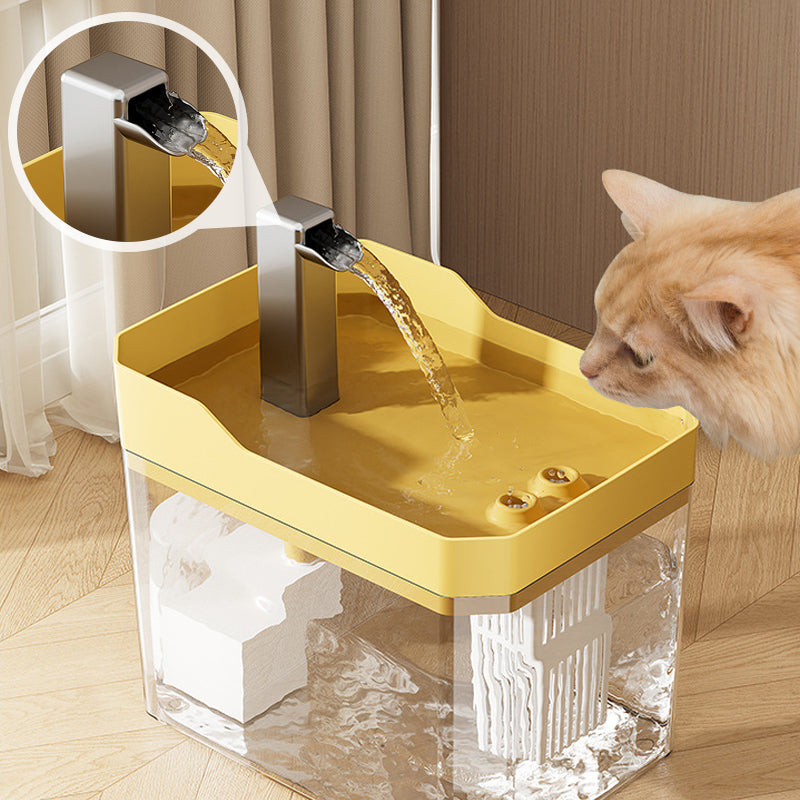 Cat Water Fountain | Faucet Design | Quiet 2.5 W Pump, Running Water | StreamPaw