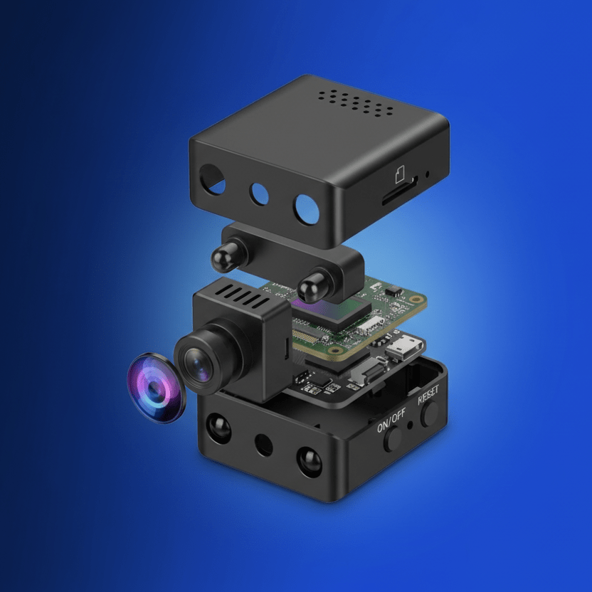 überwachungskamera | HD-Video mit Nachtsichtfunktion | Batteriebetrieben | Securino