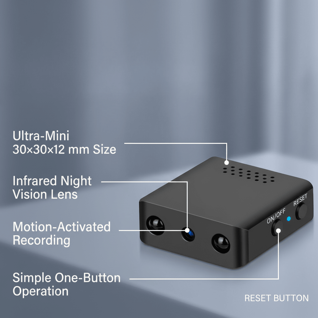 überwachungskamera | HD-Video mit Nachtsichtfunktion | Batteriebetrieben | Securino