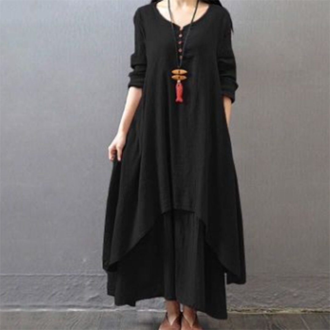 ALEENA - Mehrlagiges Maxikleid