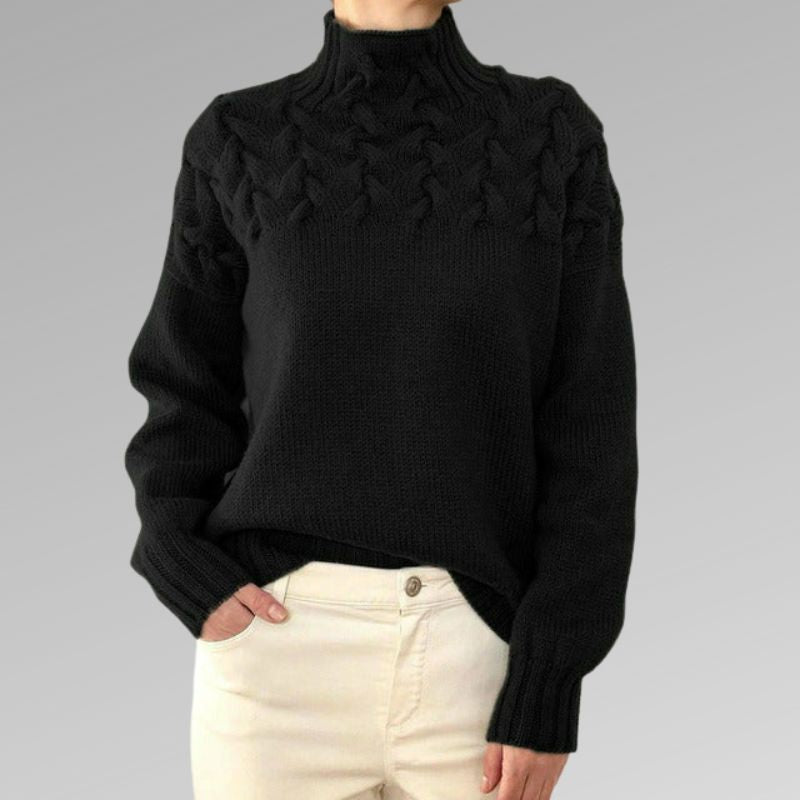 Charlene™ - Dicker Rollkragenpullover