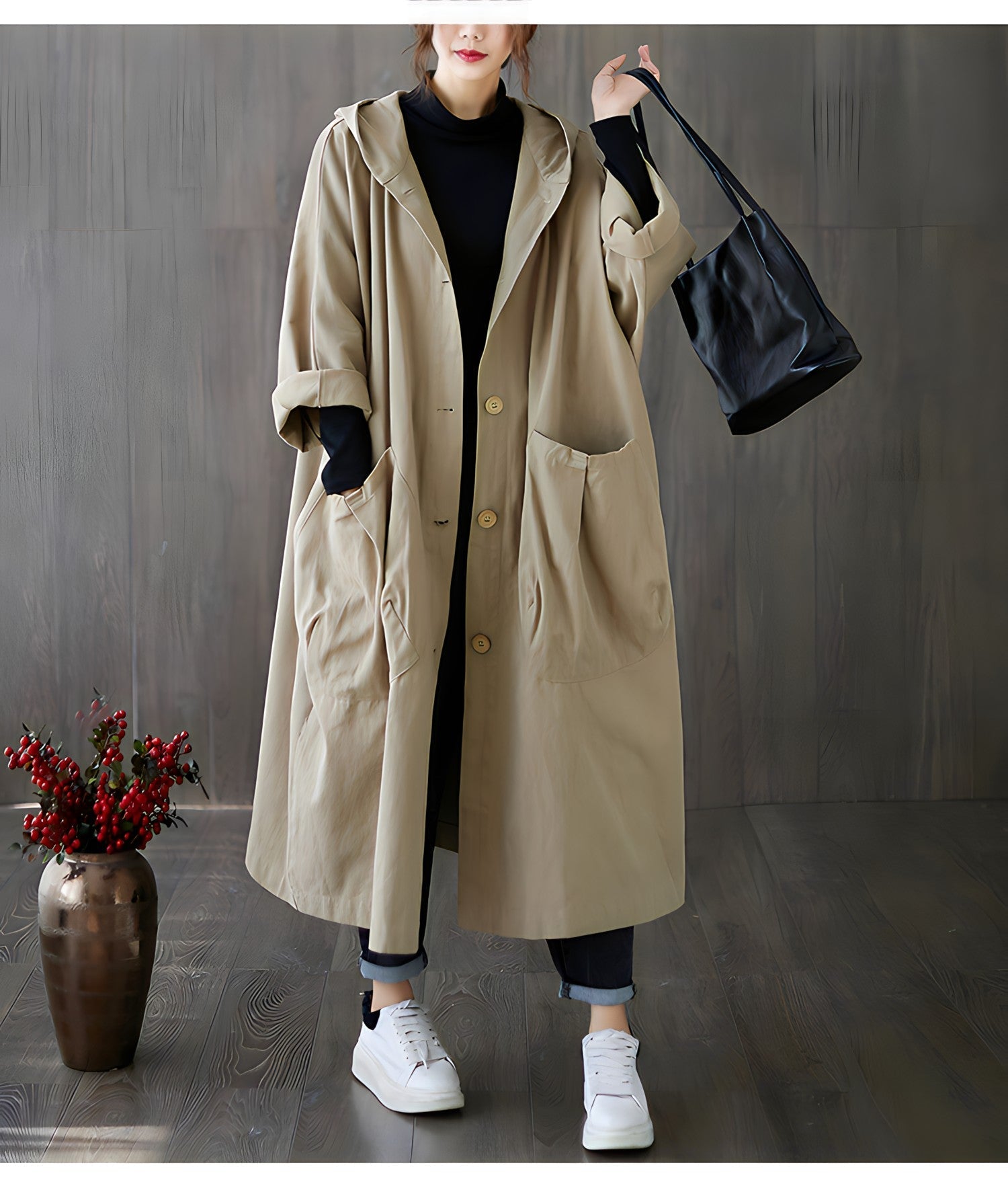 Édith™ - Übergroßer Trenchcoat