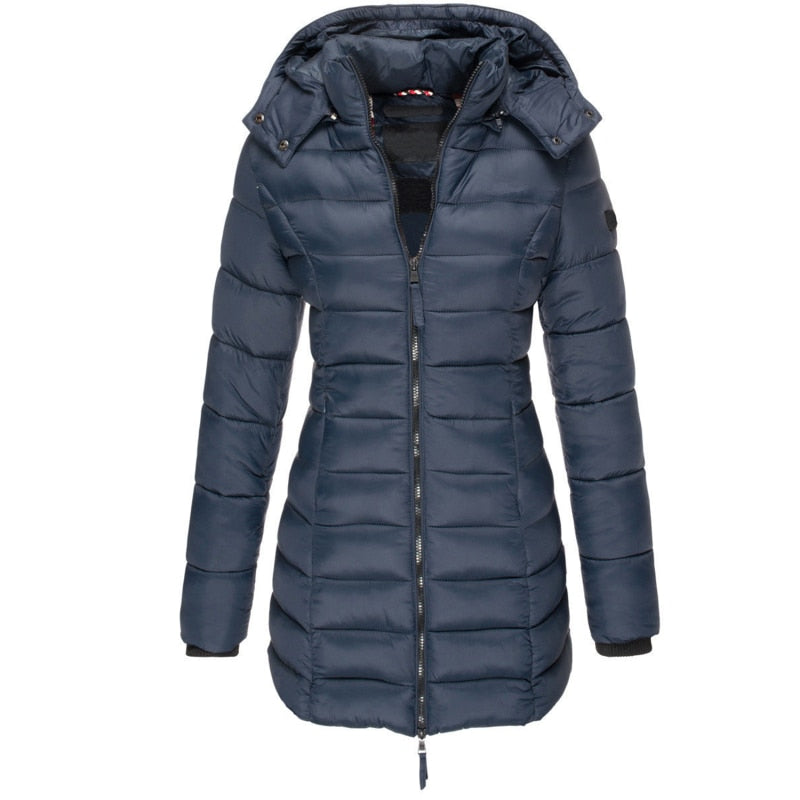 Elisa™ - Die beste und gemütlichste Daunenjacke mit Kapuze und Reißverschluss