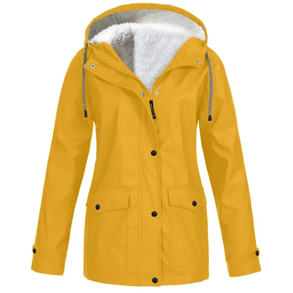 Felicia™ - Warmer Fleece-Regenmantel