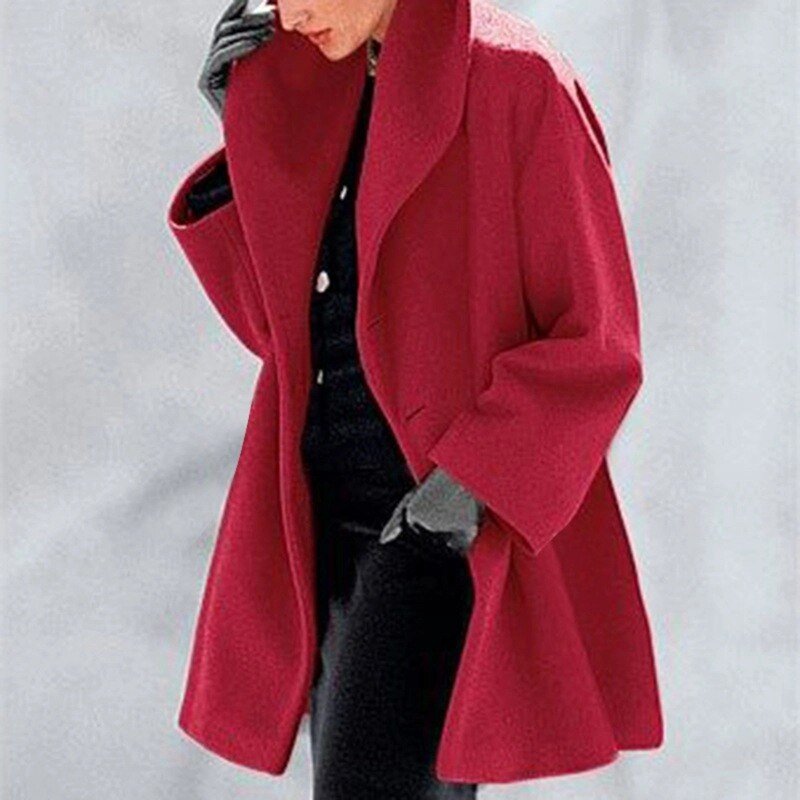 Juliet™ - Wolljacke mit breitem Kragen
