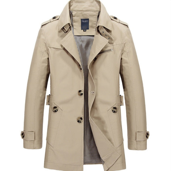 Klaus™ - Herren Windbreaker Jacke halblang