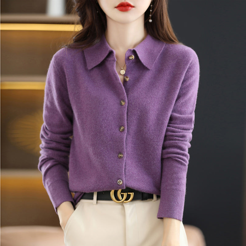 Lisette™ - Gestricktes Poloshirt